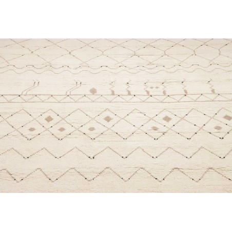 Tappeto bianco marrone 275x381