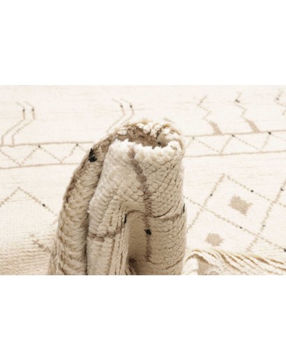 Tappeto bianco marrone 275x381