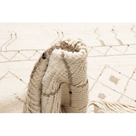 Tappeto bianco marrone 275x381