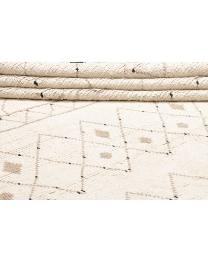 Tappeto bianco marrone 275x381