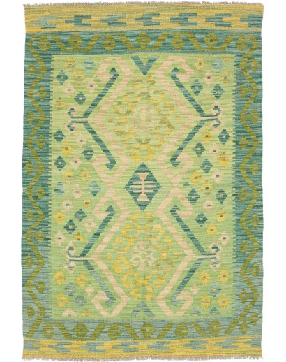 Tappeto Kilim Afghanistan marrone 102x149