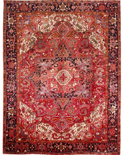 Tappeto Gorawan Persia marrone blu 260x345