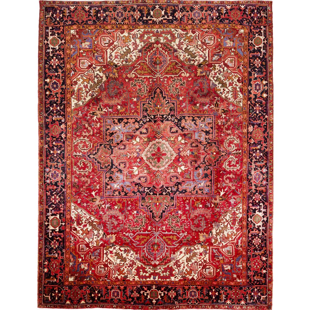 Tappeto Gorawan Persia marrone blu 260x345 Tappeto Gorawan Persia marrone blu 260x345