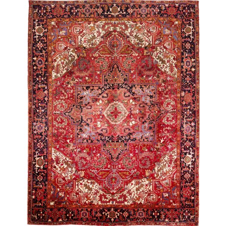 Tappeto Gorawan Persia marrone blu 260x345