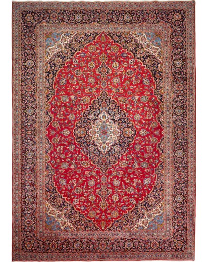 Tappeto Ardakan Persia marrone blu 305x430