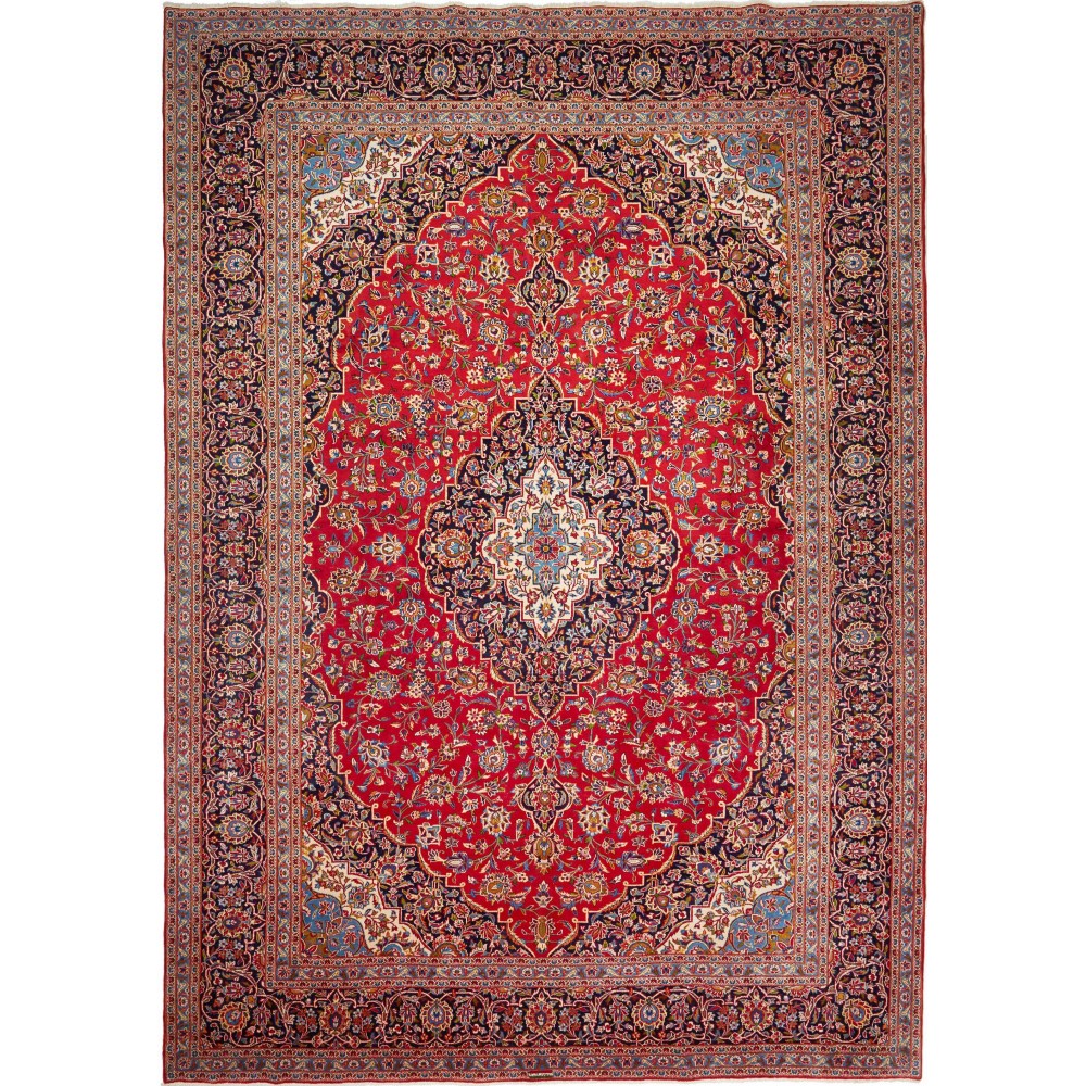 Tappeto Ardakan Persia marrone blu 305x430 Tappeto Ardakan Persia marrone blu 305x430