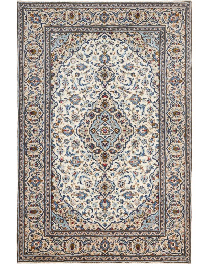 Tappeto Kashan Persia beige verde 200x300