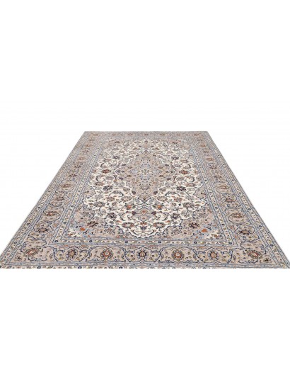 Tappeto Kashan Persia bianco grigio 200x292