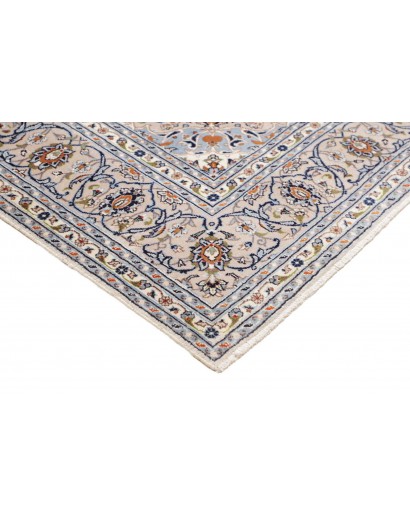 Tappeto Kashan Persia bianco grigio 200x292