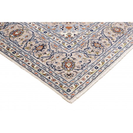 Tappeto Kashan Persia bianco grigio 200x292