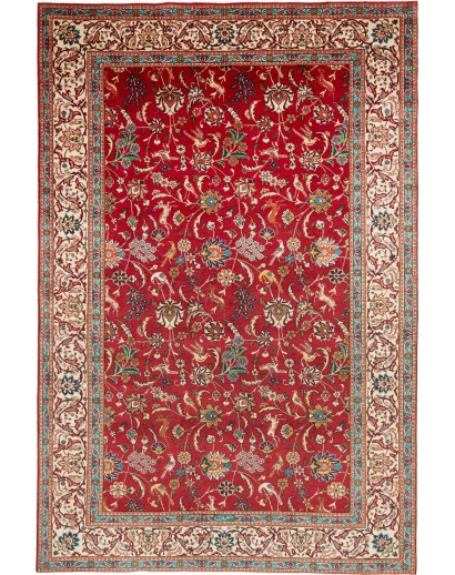 Tappeto Tabriz Persia marrone grigio 230x345