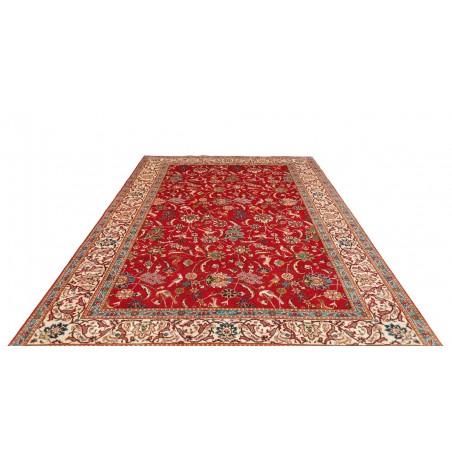 Tappeto Tabriz Persia marrone grigio 230x345