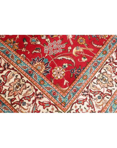 Tappeto Tabriz Persia marrone grigio 230x345