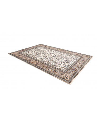 Tappeto Kashan Persia bianco verde 205x300