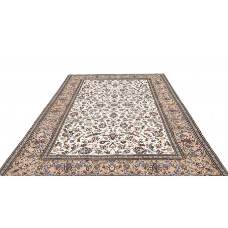 Tappeto Kashan Persia bianco verde 205x300