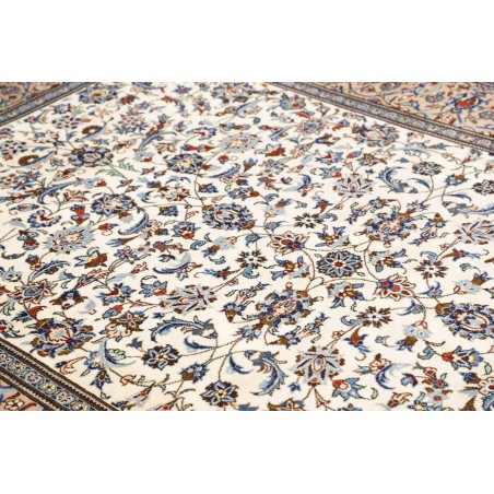 Tappeto Kashan Persia bianco verde 205x300