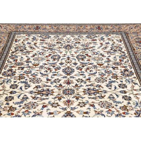 Tappeto Kashan Persia bianco verde 205x300