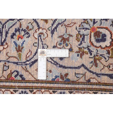 Tappeto Kashan Persia bianco marrone 200x308