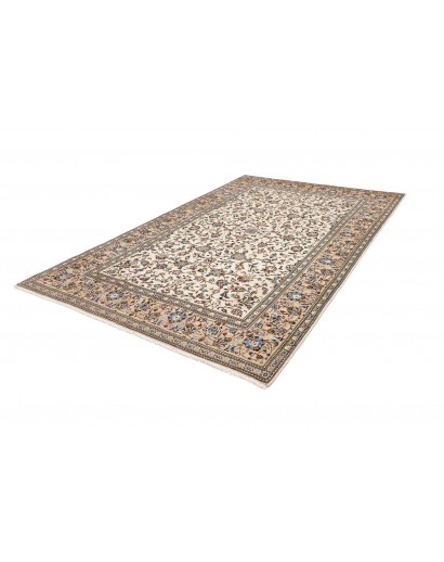 Tappeto Kashan Persia bianco grigio 198x310