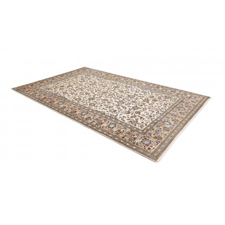 Tappeto Kashan Persia bianco grigio 198x310
