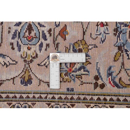 Tappeto Kashan Persia bianco grigio 198x310