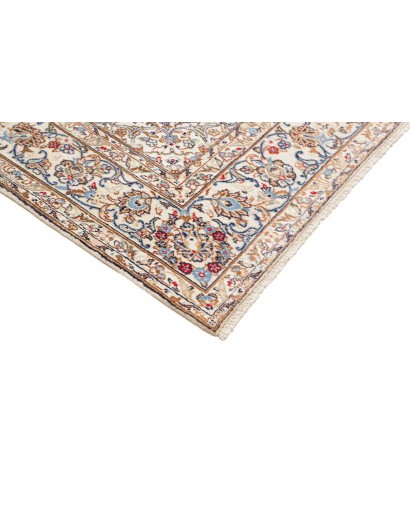 Tappeto Kashan Fine Persia bianco marrone 195x324