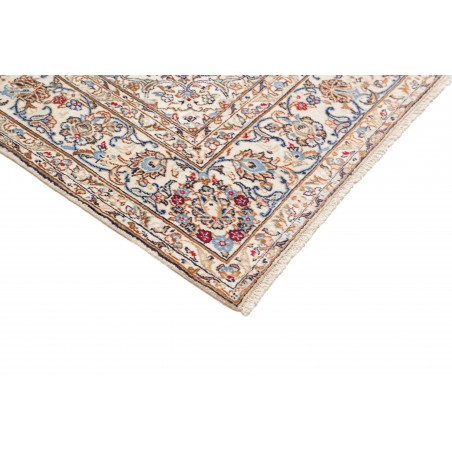 Tappeto Kashan Fine Persia bianco marrone 195x324