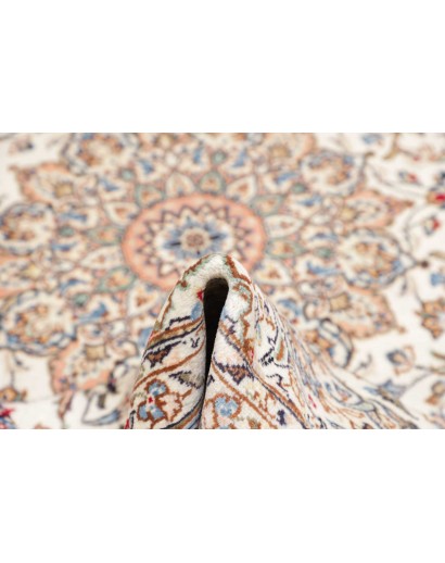 Tappeto Kashan Fine Persia bianco marrone 195x324