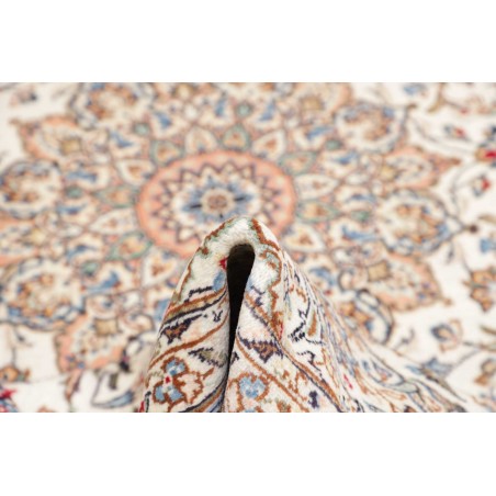 Tappeto Kashan Fine Persia bianco marrone 195x324