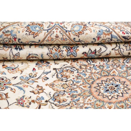 Tappeto Kashan Fine Persia bianco marrone 195x324