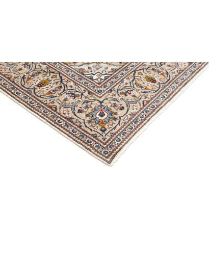 Tappeto Kashan Persia beige grigio 198x298