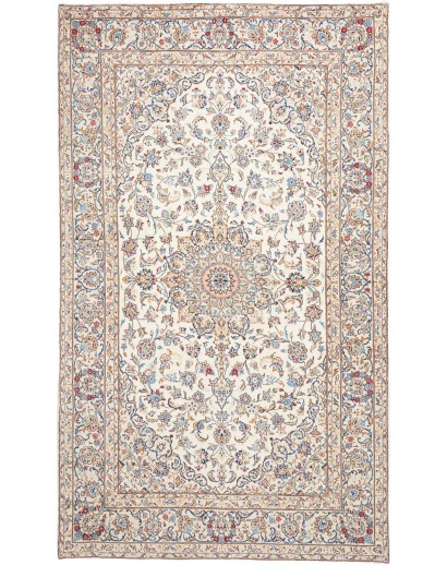 Tappeto Kashan Fine Persia bianco marrone 195x330