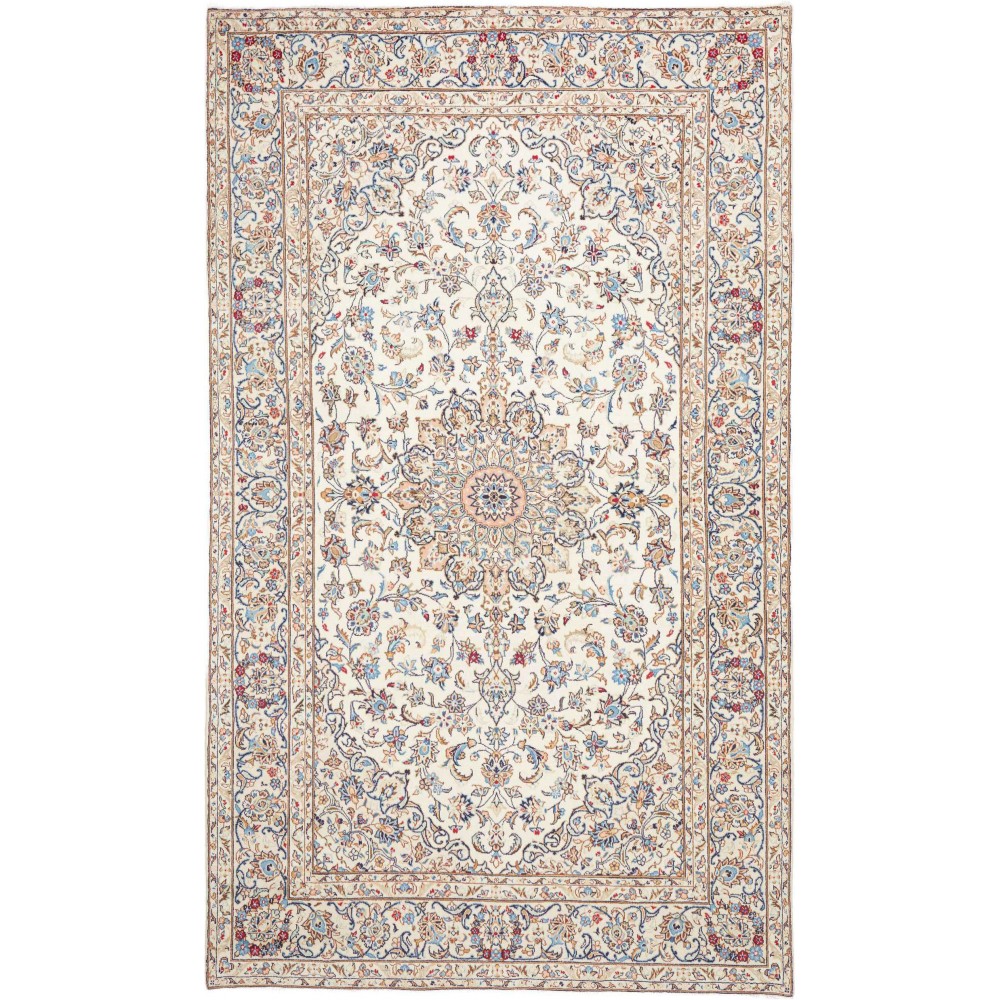 Tappeto Kashan Fine Persia bianco marrone 195x330