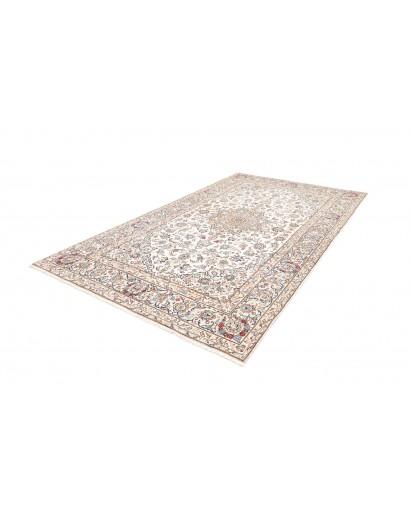 Tappeto Kashan Fine Persia bianco marrone 195x330