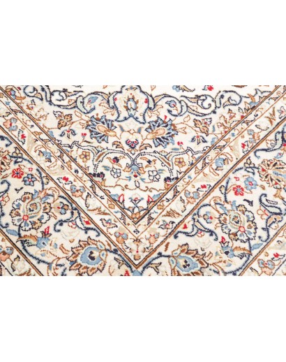 Tappeto Kashan Fine Persia bianco marrone 195x330