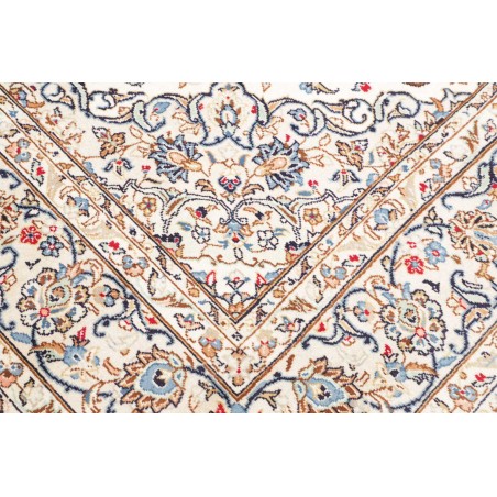 Tappeto Kashan Fine Persia bianco marrone 195x330
