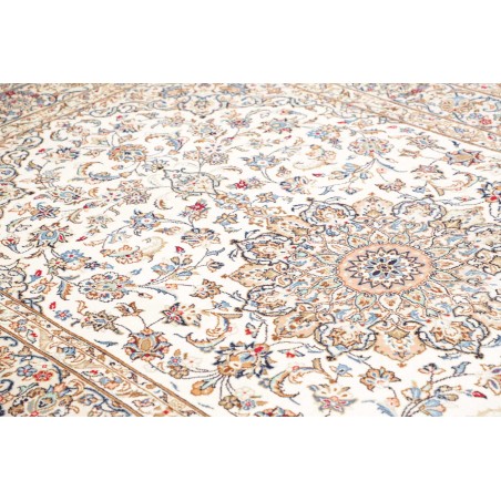 Tappeto Kashan Fine Persia bianco marrone 195x330
