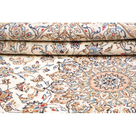 Tappeto Kashan Fine Persia bianco marrone 195x330