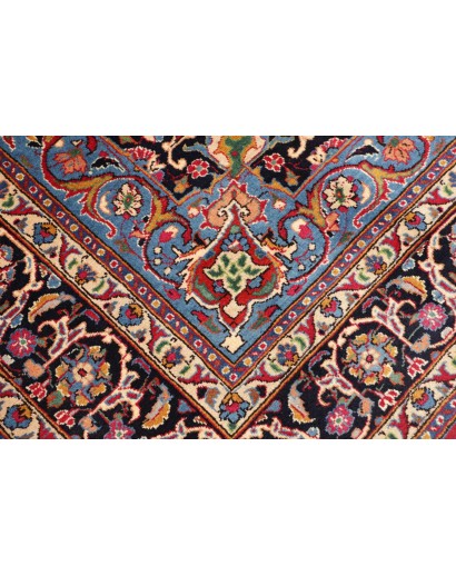 Tappeto Mashad Persia marrone giallo 202x292