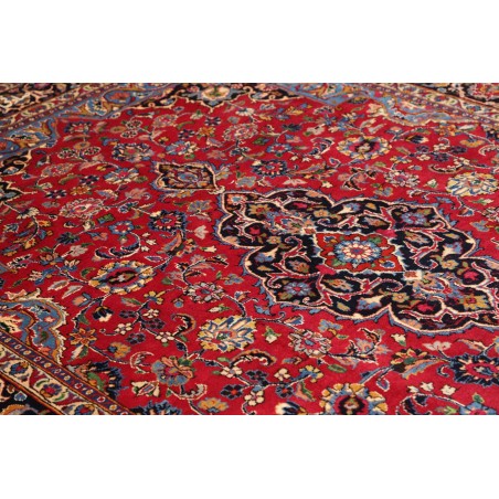 Tappeto Mashad Persia marrone giallo 202x292