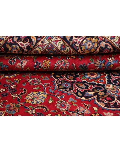 Tappeto Mashad Persia marrone giallo 202x292