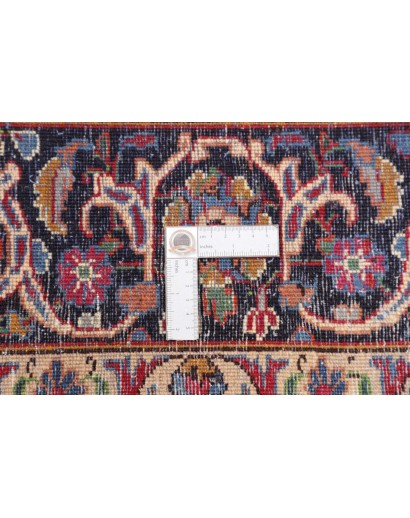 Tappeto Mashad Persia marrone giallo 202x292
