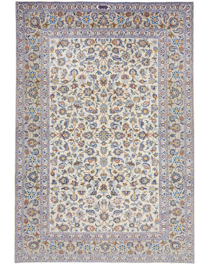 Tappeto Kashan Persia beige grigio 213x310
