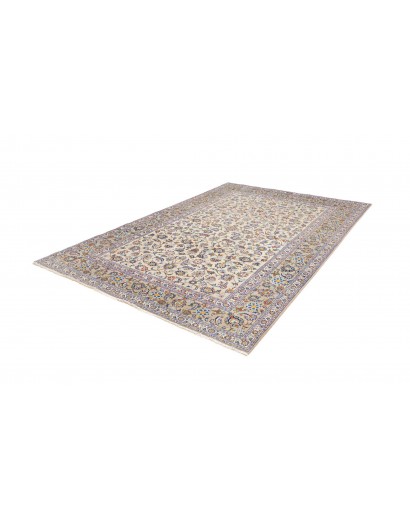 Tappeto Kashan Persia beige grigio 213x310