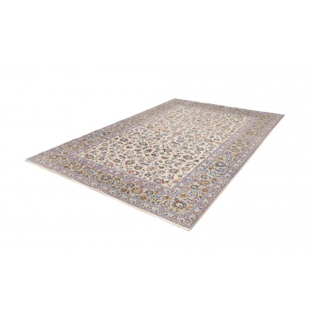 Tappeto Kashan Persia beige grigio 213x310