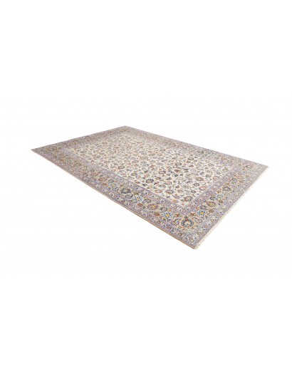 Tappeto Kashan Persia beige grigio 213x310