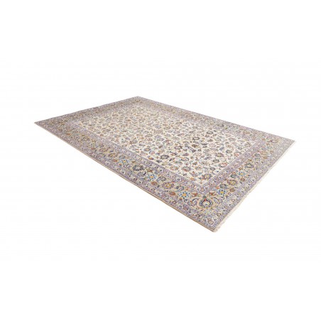 Tappeto Kashan Persia beige grigio 213x310