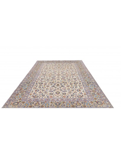 Tappeto Kashan Persia beige grigio 213x310