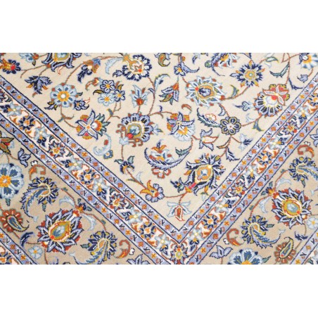 Tappeto Kashan Persia beige grigio 213x310