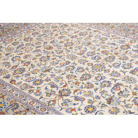 Tappeto Kashan Persia beige grigio 213x310